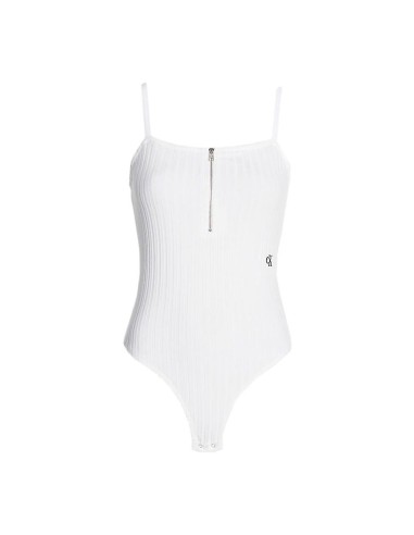 Calvin Klein - Camisetas Zipper Rib Strappy B, Yaf