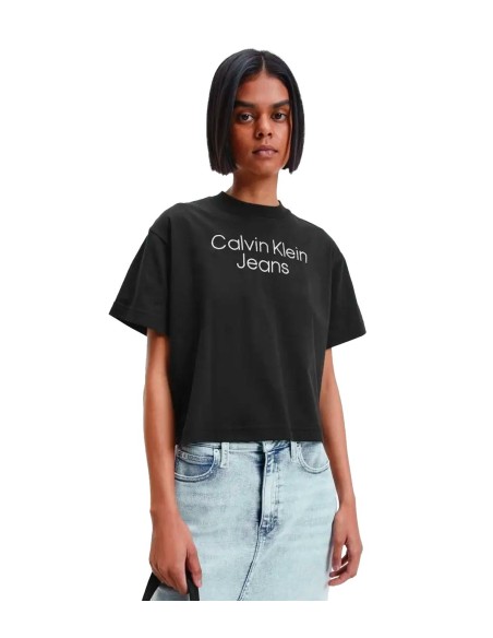 Calvin Klein Jeans - Camiseta Silver Embroidery