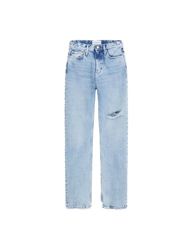 Calvin Klein - Pantalones High Rise Straight, 1Aa