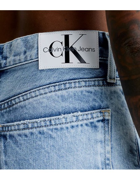 Calvin Klein - Pantalones High Rise Straight, 1Aa