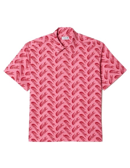 Lacoste - Camisa de Manga Corta con Estampado