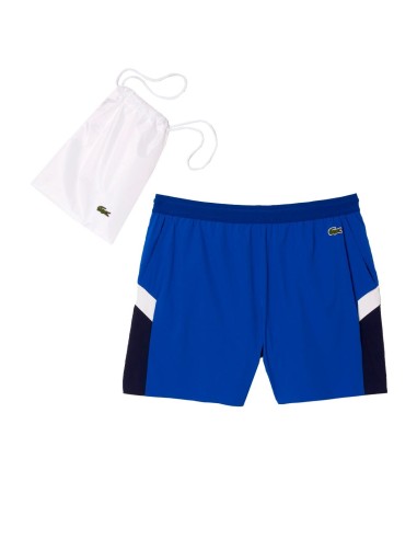 Lacoste - Bañador Tricolor con Logo