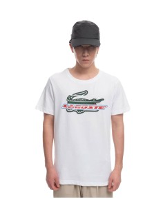 Lacoste - Camiseta de Manga Corta con Logo