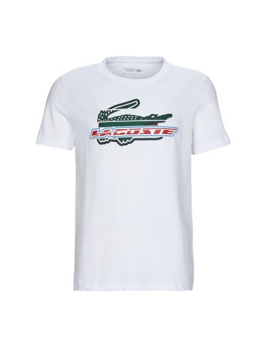Lacoste - Camiseta de Manga Corta con Logo