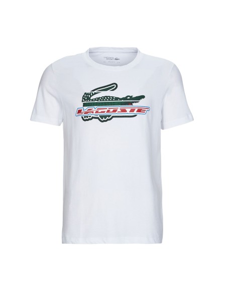 Lacoste - Camiseta de Manga Corta con Logo