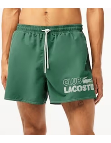 Lacoste - Bañador Ancho con Estampado