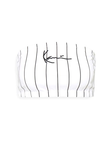 Karl Kani - Top Bandeau Small Signature Pinstripe