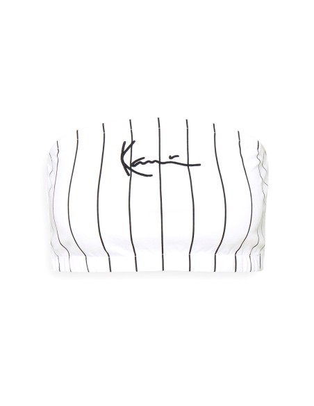 Karl Kani - Top Bandeau Small Signature Pinstripe