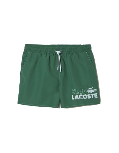 Lacoste - Bañador Ancho con Estampado