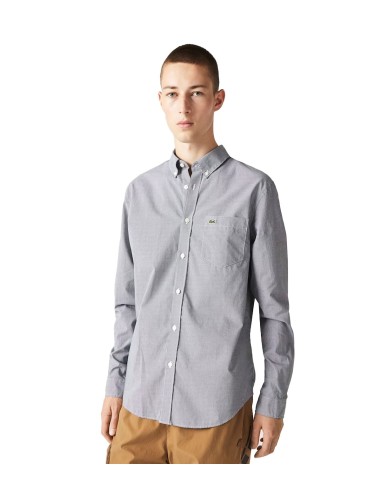 Lacoste - Camisa de Popelín de Algodón