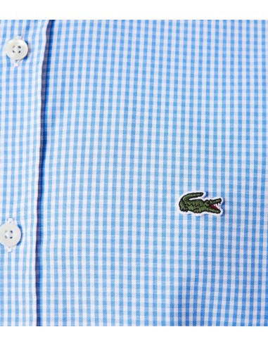 Lacoste - Camisa De Cuadros Con Logo