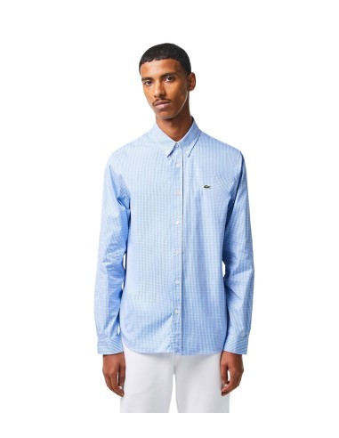 Lacoste - Camisa De Cuadros Con Logo
