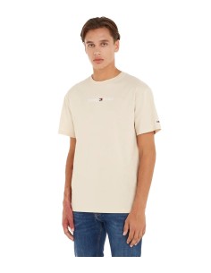 Tommy Jeans - Camiseta Clásica de Logo Bordado