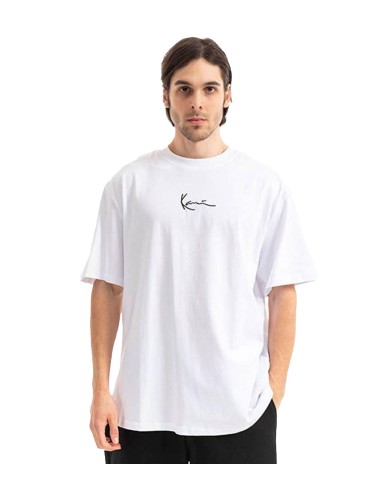 Karl Kani - Camiseta Hombre Blanca - Small Signature Tee White