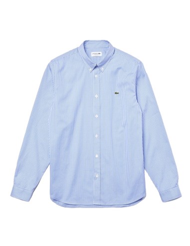 Lacoste - Camisa De Cuadros Con Logo