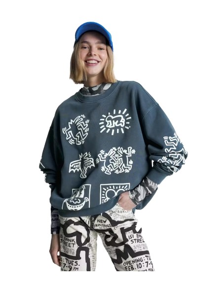 Tommy Jeans x Keith Haring - Sudadera Unisex con Estampado
