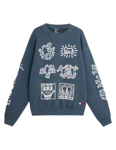 Tommy Jeans x Keith Haring - Sudadera Unisex con Estampado