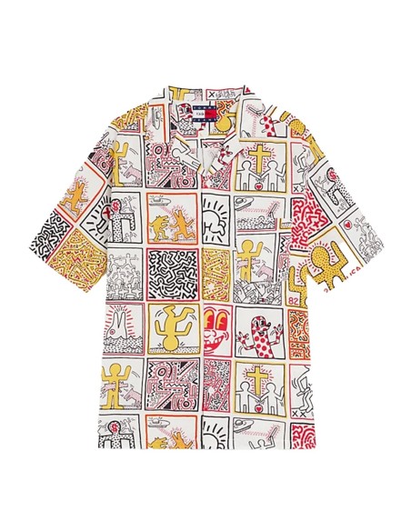 Tommy Jeans x Keith Baring - Camisa Unisex con Estampado