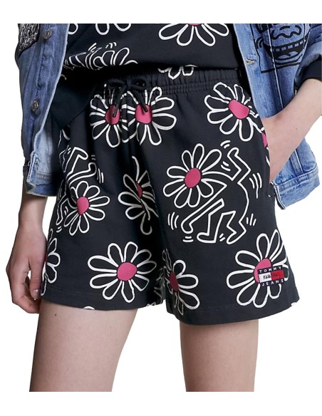 Tommy Jeans x Keith Haring - Pantalón Corto con Estampado