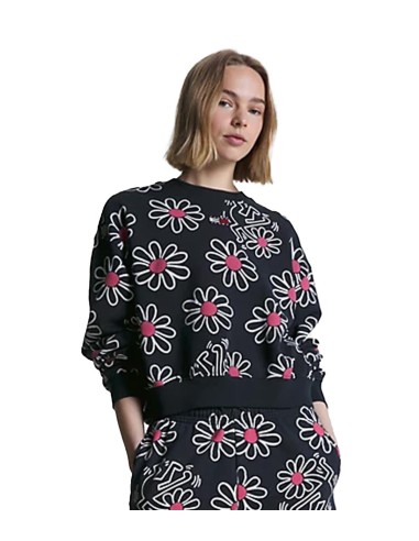Tommy Jeans x Keith Haring - Sudadera Dancing Flowers