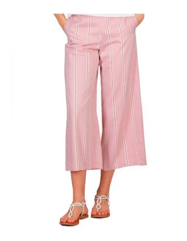 Marella - Pantalón Cropped a Rayas