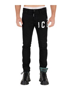 Dsquared2 - Pantalón Hombre Negro - Vaquero Icon