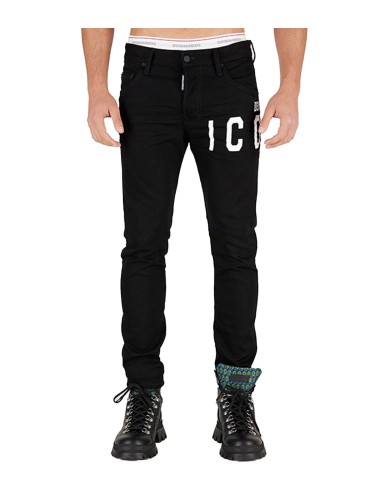 Dsquared2 - Pantalón Hombre Negro - Vaquero Icon