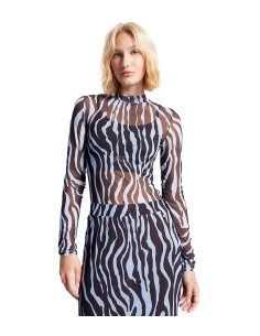 Tommy Jeans - Camiseta de Malla con Estampado