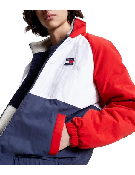 Tommy Jeans - Chaqueta Oversized Reversible