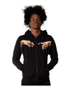 But Not  - Sudaderas Felpa Con Zip E Stampa Ma