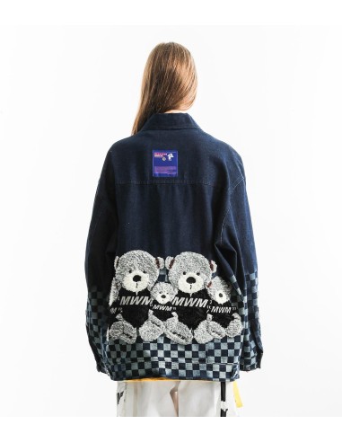 Mod Wave Movement - Camisa Vaquera Teddy