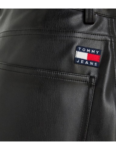 Tommy Jeans - Pantalón de Cuero Abotonado