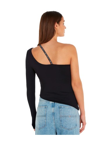 Tommy Jeans - Blusa Asimétrica con Logo