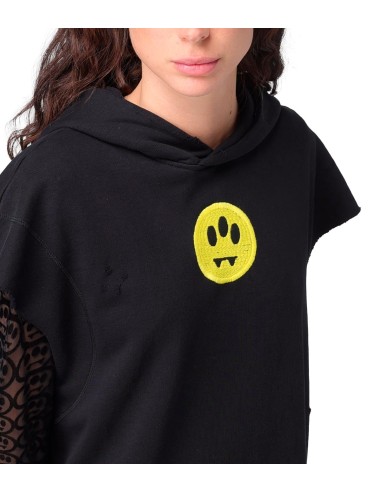 Barrow - Sudadera de Manga Corta con Capucha y Logo