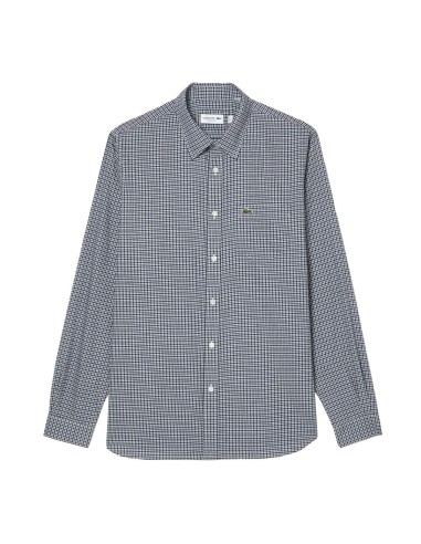 Lacoste - Camisa A Cuadros Con Logo
