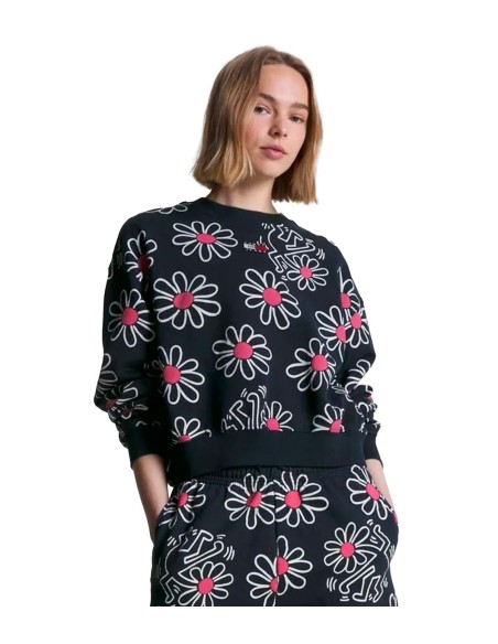 Tommy Jeans x Keith Haring - Sudadera Dancing Flowers