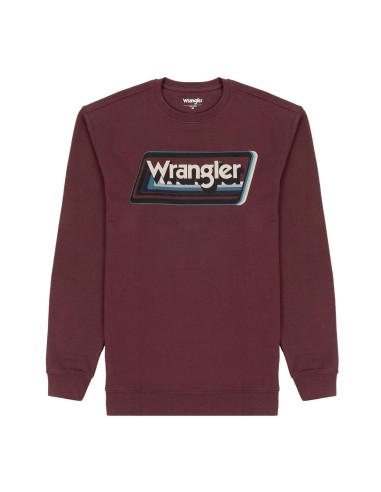 Wrangler - Sudaderas Graphic Crew Dahlia