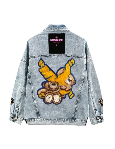 Mod Wave Movement - Chaqueta Vaquera Teddy