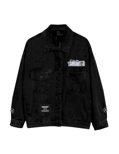 Mod Wave Movement - Chaqueta Vaquera Teddy