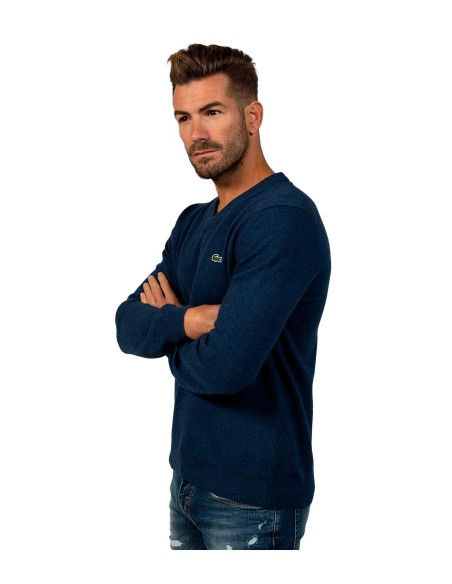 Lacoste - Jersey Cuello de Pico con Logo