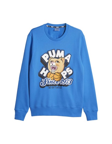 Puma - Sudaderas Dylan Crew,Ultra Blue,Usl
