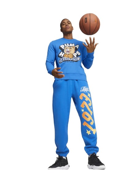 Puma - Sudaderas Dylan Crew,Ultra Blue,Usl