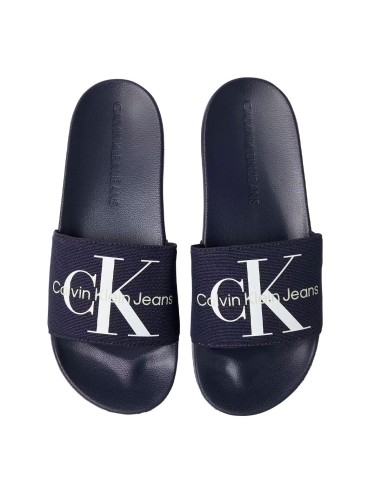 Calvin Klein - Calzado Slide Monogram Co