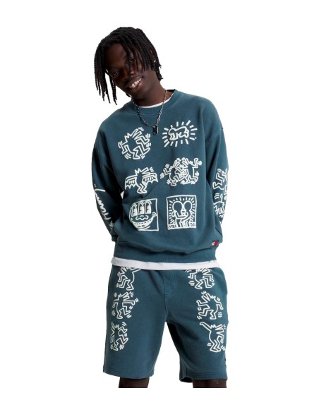 Tommy Jeans x Keith Haring - Sudadera Unisex con Estampado