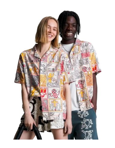 Tommy Jeans x Keith Baring - Camisa Unisex con Estampado