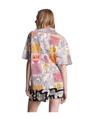 Tommy Jeans x Keith Baring - Camisa Unisex con Estampado