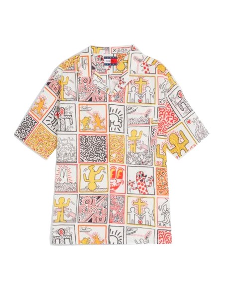 Tommy Jeans x Keith Baring - Camisa Unisex con Estampado
