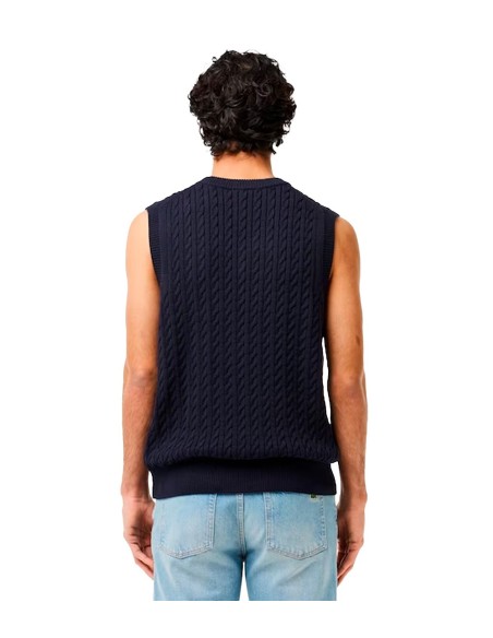 Lacoste - Chaleco de Lana con Logo