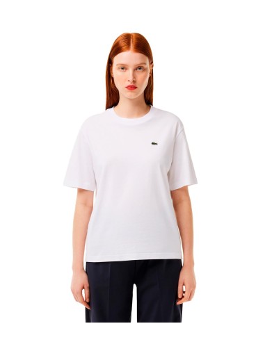 Lacoste - Camiseta Relaxed Fit Con Logo