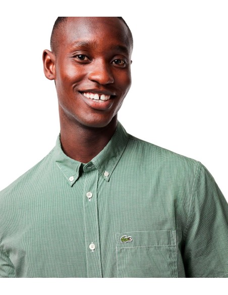 Lacoste - Camisa Abotonada Con Bolsillo